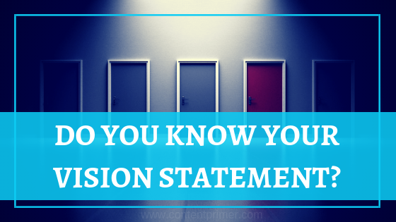 How to write your vision statement