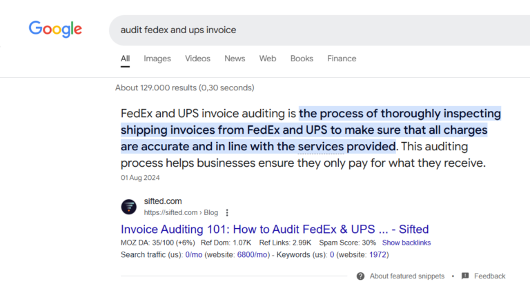 how to earn featured snippet on Google